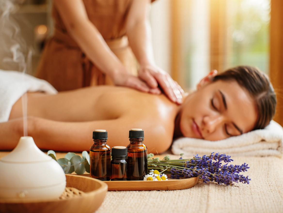 Aromaterapi massage behandling